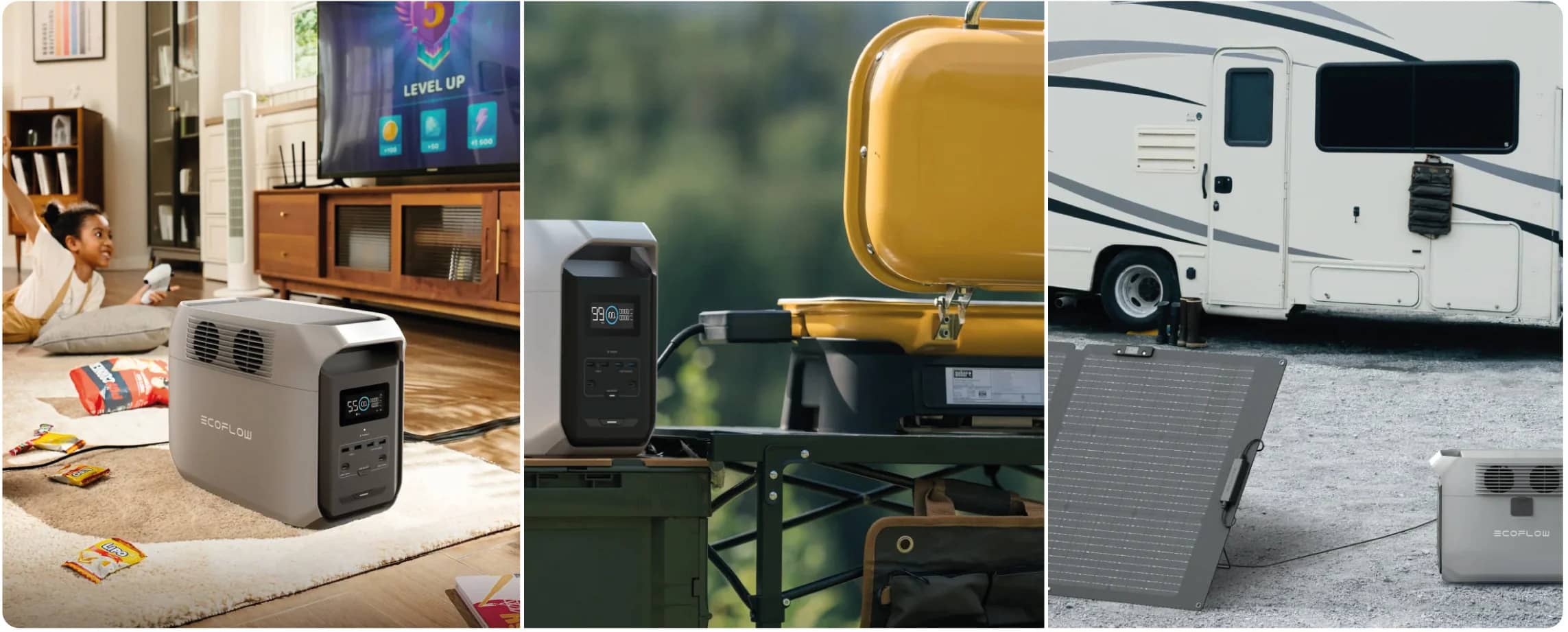 EcoFlow - DELTA 3 1500 - napájení domácích spotřebičů